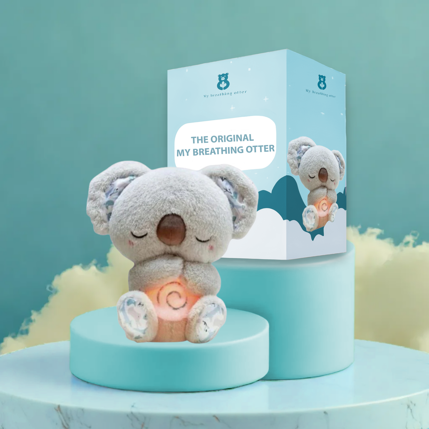 Breathing Otter Plush Toy
