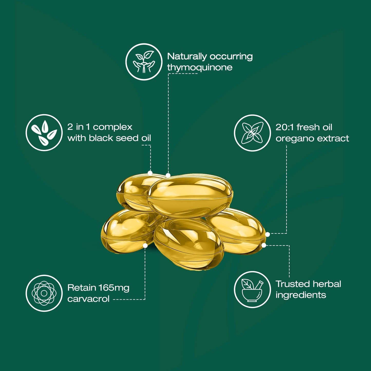 Oregano Black Seed Boost (180 Soft Gels)